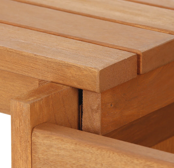 Wooden Planter Bench – Meranti Wood Outdoor Garden Seat