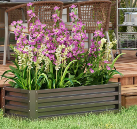 Dakota Fields Raised Planters – Galvanized Steel Garden Beds