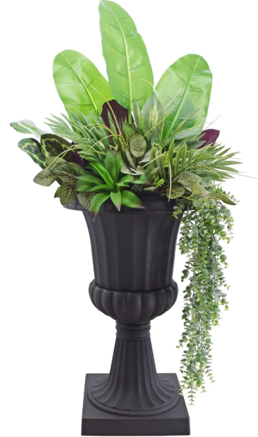 Classic Plastic Planters for Garden, Patio, Entryway & Indoor Décor