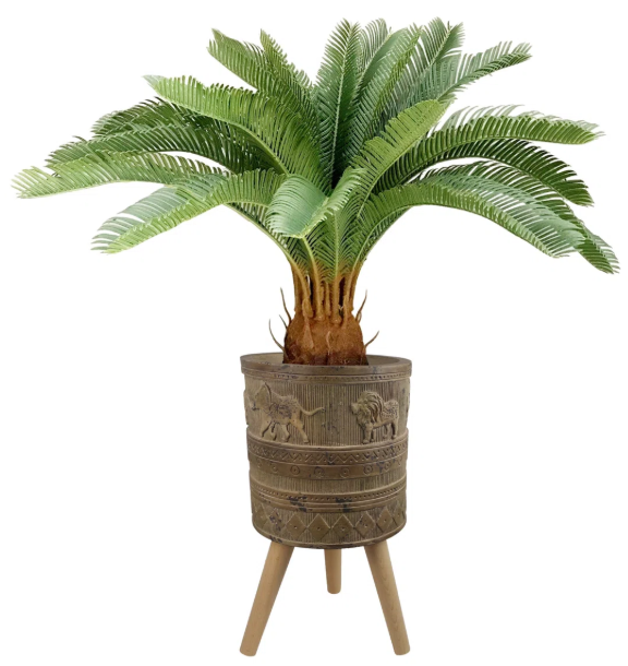 Large Fibreglass Composite Planter – Rustic Indoor Plant Pot