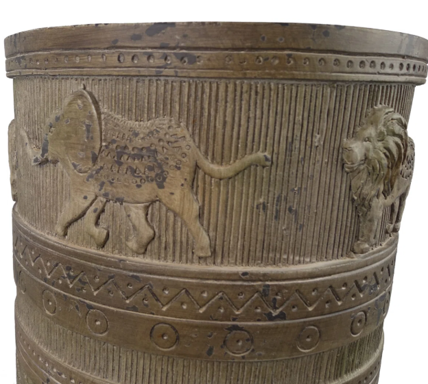 Large Fibreglass Composite Planter – Rustic Indoor Plant Pot